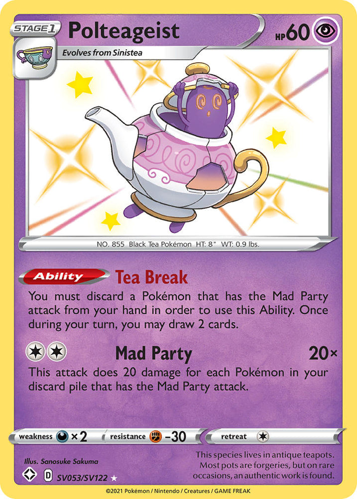 Polteageist (SV053/SV122) [Sword & Shield: Shining Fates] Pokémon