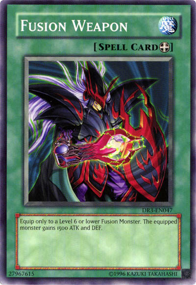 Fusion Weapon [DR3-EN047] Common Yu-Gi-Oh!