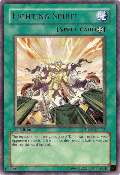 Fighting Spirit [TDGS-EN045] Rare Yu-Gi-Oh!