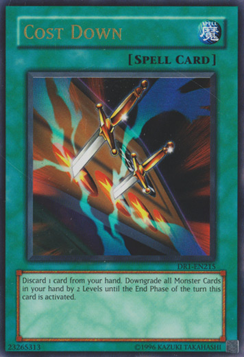 Cost Down [DR1-EN215] Ultra Rare Yu-Gi-Oh!