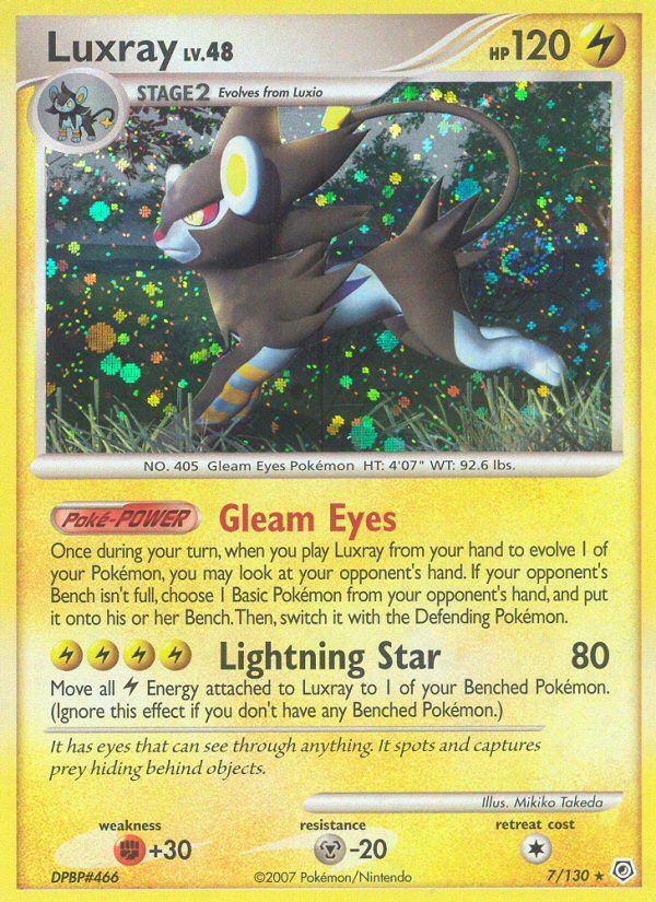 Luxray (7/130) [Diamond & Pearl: Base Set] Pokémon