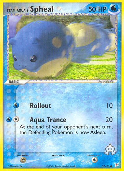 Team Aqua's Spheal (57/95) [EX: Team Magma vs Team Aqua] Pokémon