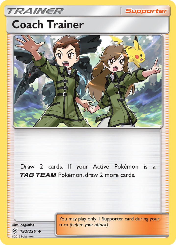Coach Trainer (192/236) [Sun & Moon: Unified Minds] Pokémon