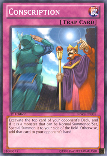 Conscription [BPW2-EN085] Common Yu-Gi-Oh!