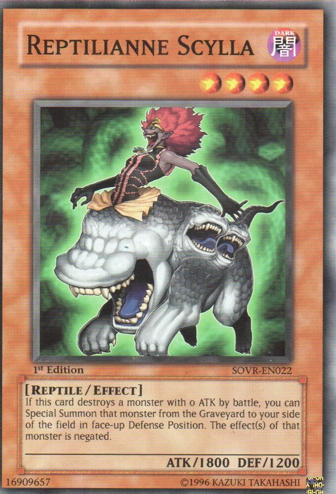 Reptilianne Scylla [SOVR-EN022] Common Yu-Gi-Oh!