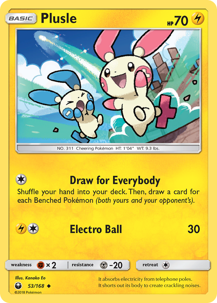 Plusle (53/168) [Sun & Moon: Celestial Storm] Pokémon