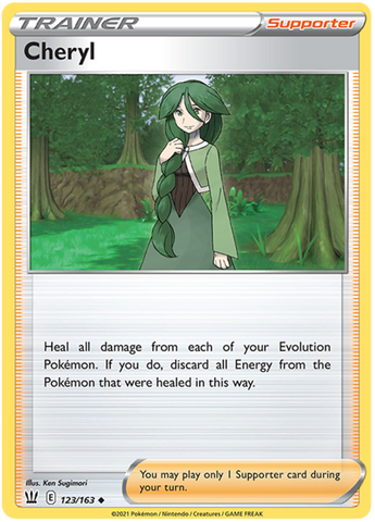 Cheryl (123/163) [Sword & Shield: Battle Styles] Pokémon