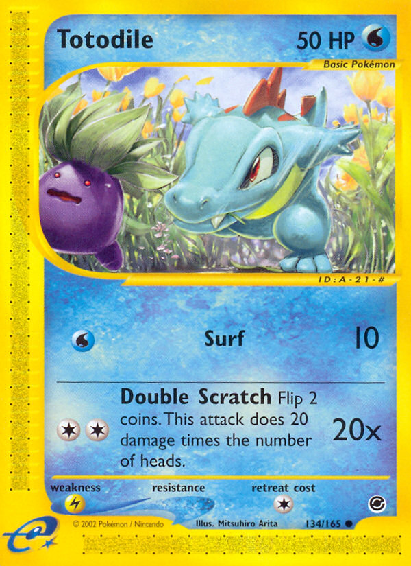 Totodile (134/165) [Expedition: Base Set] Pokémon