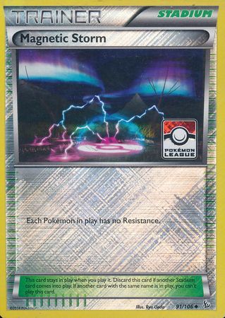 Magnetic Storm (91/106) (League Promo) [XY: Flashfire] Pokémon