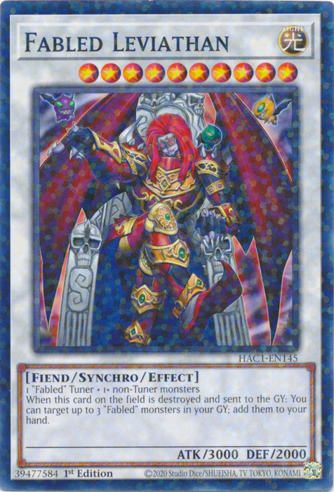 Fabled Leviathan (Duel Terminal) [HAC1-EN145] Common Yu-Gi-Oh!