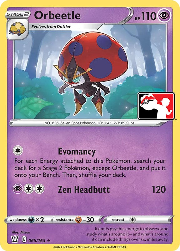 Orbeetle (065/163) [Prize Pack Series One] Pokémon