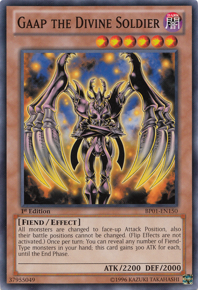 Gaap the Divine Soldier [BP01-EN150] Common Yu-Gi-Oh!