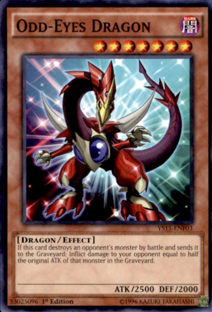Odd-Eyes Dragon [YS15-ENF03] Shatterfoil Rare Yu-Gi-Oh!