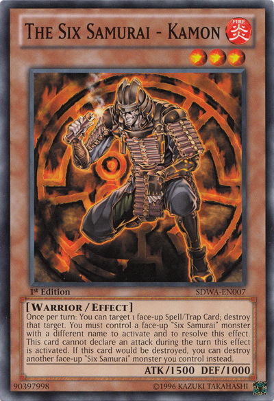 The Six Samurai - Kamon [SDWA-EN007] Common Yu-Gi-Oh!