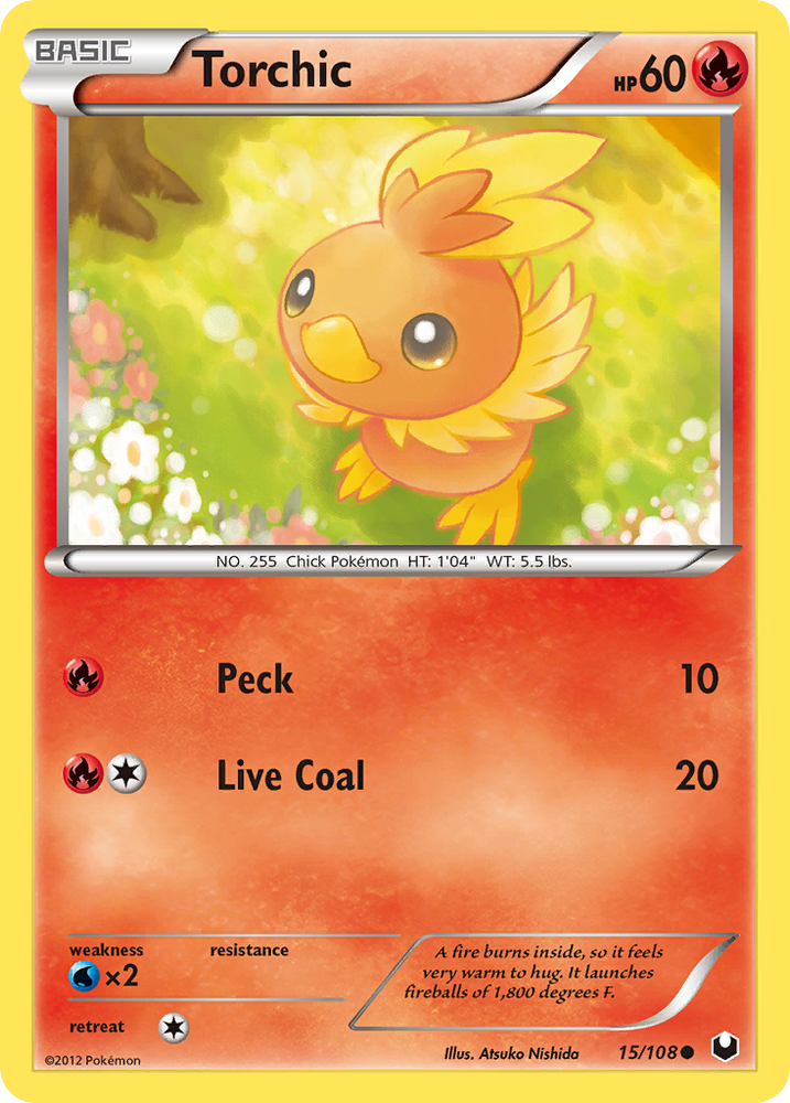 Torchic (15/108) [Black & White: Dark Explorers] Pokémon