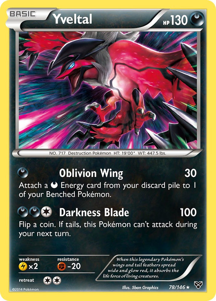 Yveltal (78/146) (Theme Deck Exclusive) [XY: Base Set] Pokémon