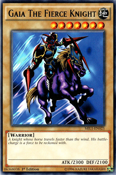 Gaia The Fierce Knight [MIL1-EN025] Rare Yu-Gi-Oh!