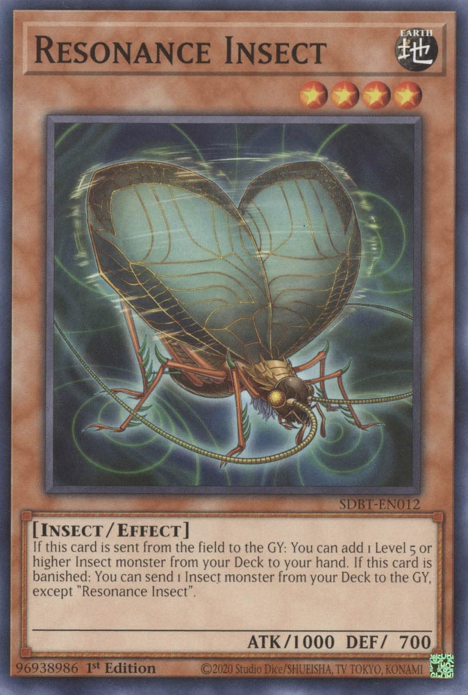Resonance Insect [SDBT-EN012] Common Yu-Gi-Oh!