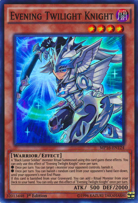 Evening Twilight Knight [MP16-EN124] Super Rare Yu-Gi-Oh!