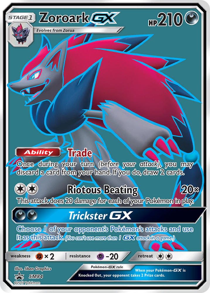 Zoroark GX (SM84) [Sun & Moon: Black Star Promos] Pokémon