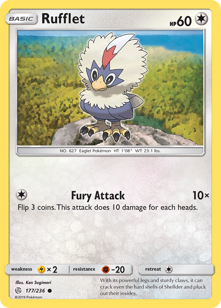 Rufflet (177/236) [Sun & Moon: Cosmic Eclipse] Pokémon