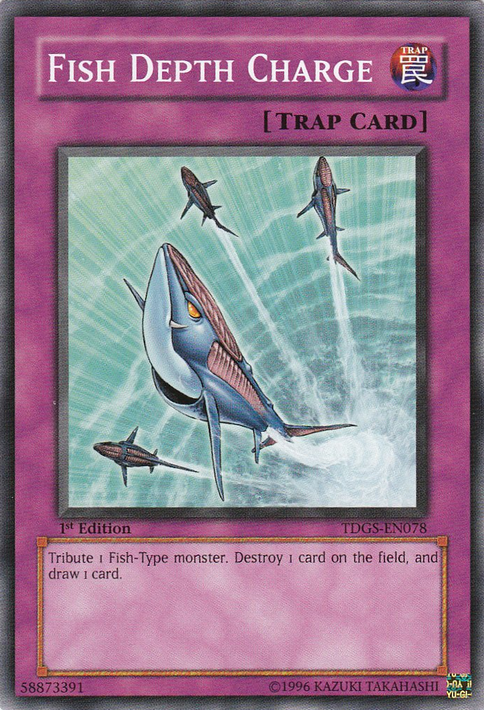 Fish Depth Charge [TDGS-EN078] Common Yu-Gi-Oh!