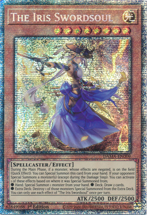 The Iris Swordsoul [DAMA-EN009] Starlight Rare Yu-Gi-Oh!