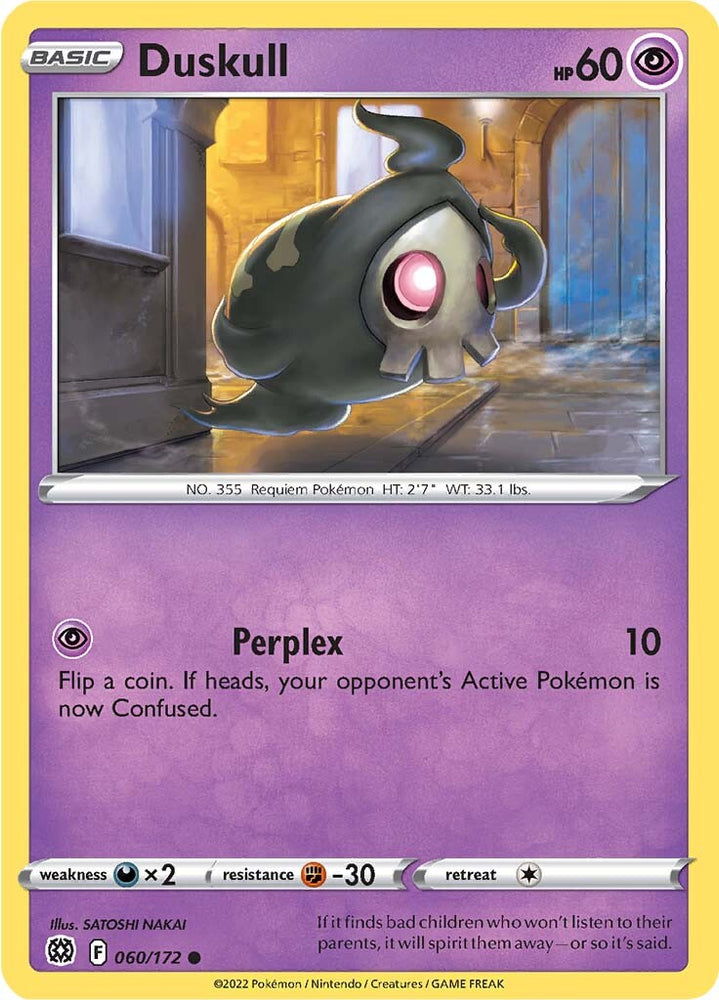 Duskull (060/172) [Sword & Shield: Brilliant Stars] Pokémon