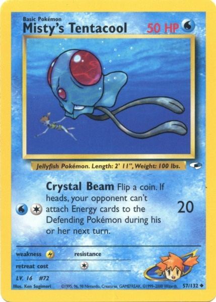 Misty's Tentacool (57/132) [Gym Heroes Unlimited] Pokémon