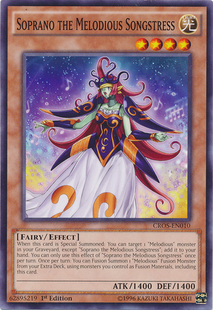 Soprano the Melodious Songstress [CROS-EN010] Common Yu-Gi-Oh!