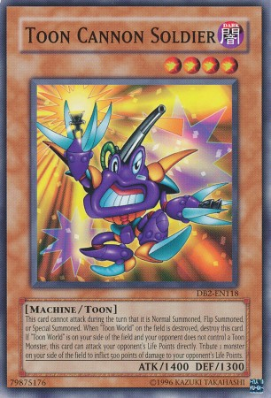 Toon Cannon Soldier [DB2-EN118] Common Yu-Gi-Oh!