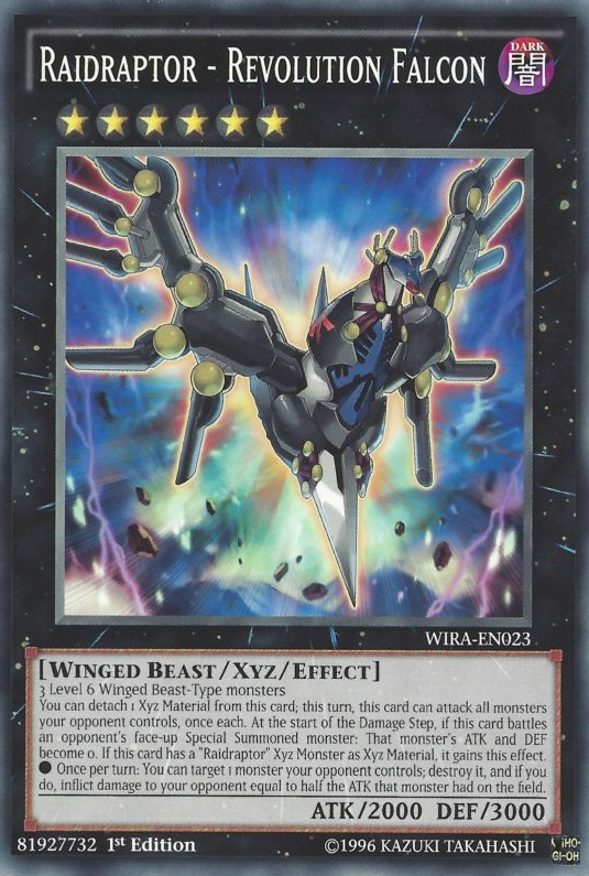 Raidraptor - Revolution Falcon [WIRA-EN023] Common Yu-Gi-Oh!