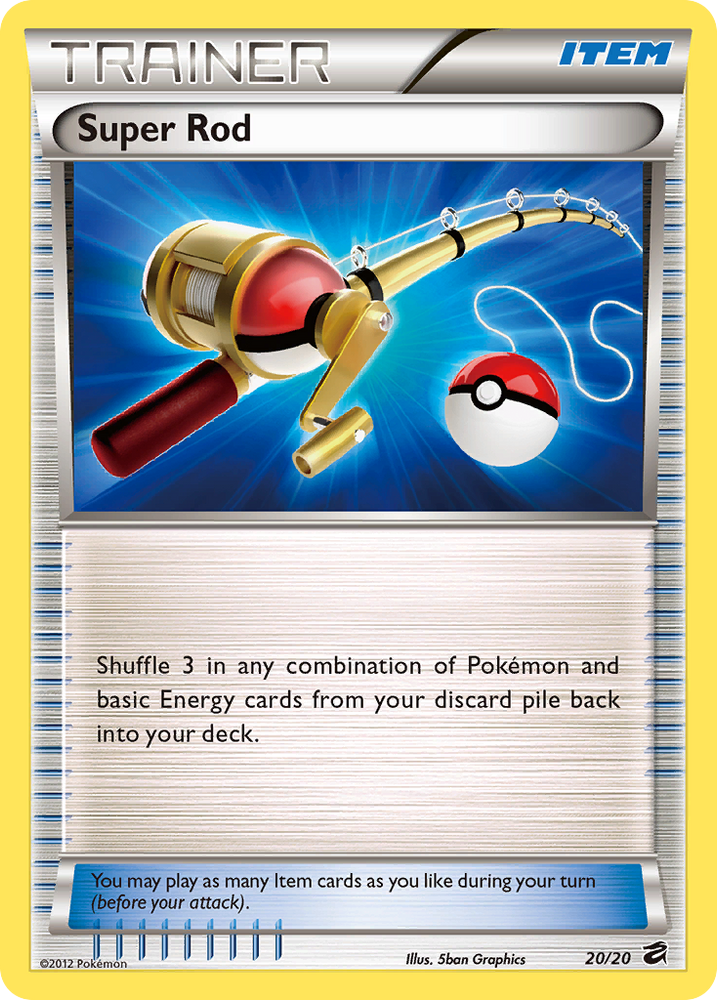 Super Rod (20/20) [Black & White: Dragon Vault] Pokémon