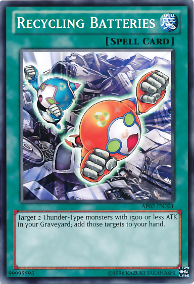 Recycling Batteries [AP02-EN021] Common Yu-Gi-Oh!