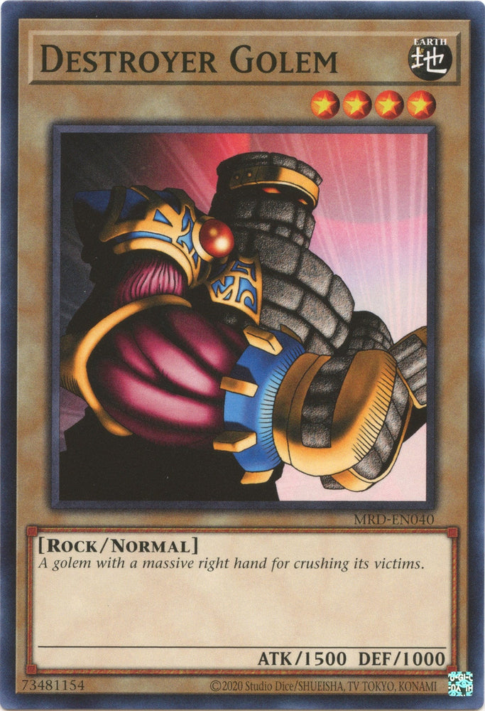 Destroyer Golem (25th Anniversary) [MRD-EN040] Common Yu-Gi-Oh!