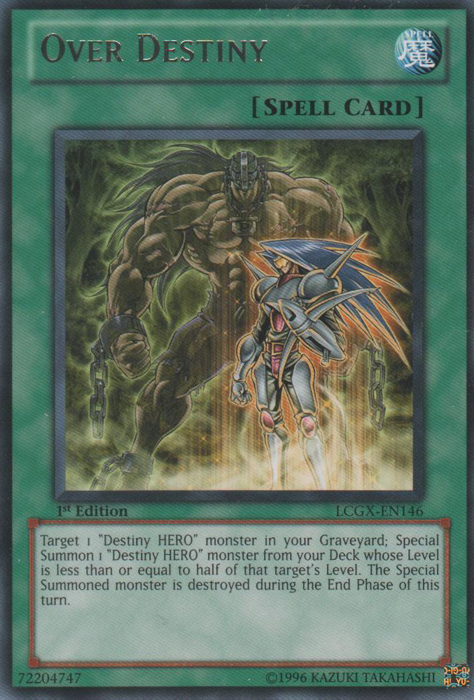 Over Destiny [LCGX-EN146] Rare Yu-Gi-Oh!