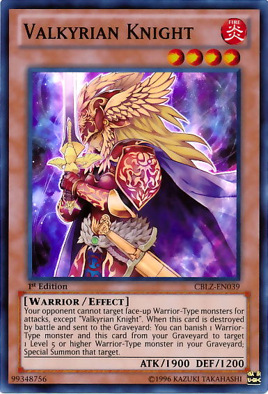 Valkyrian Knight [CBLZ-EN039] Super Rare Yu-Gi-Oh!