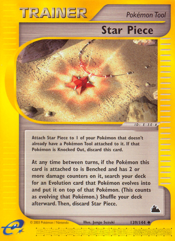 Star Piece (139/144) [Skyridge] Pokémon