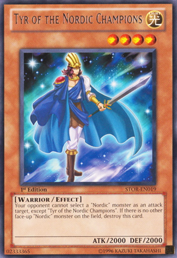 Tyr of the Nordic Champions [STOR-EN019] Rare Yu-Gi-Oh!