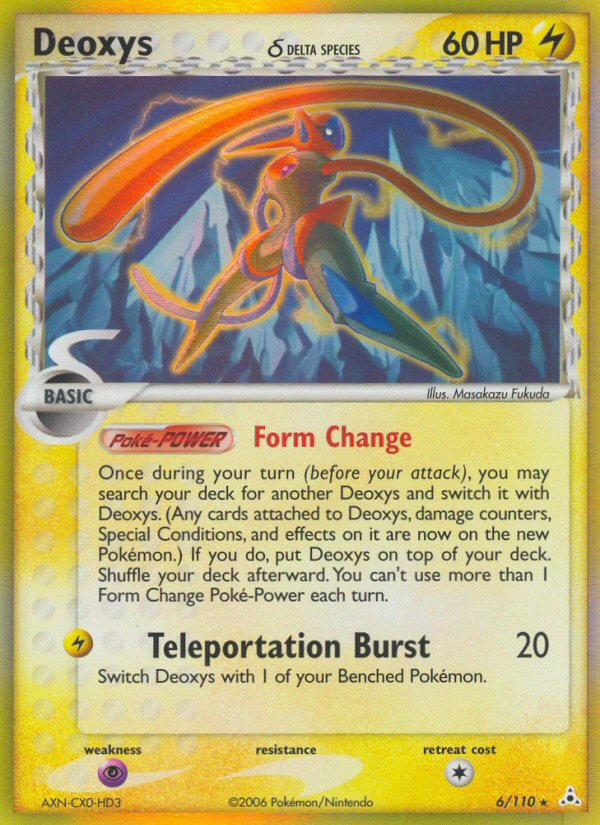 Deoxys (6/110) (Delta Species) [EX: Holon Phantoms] Pokémon