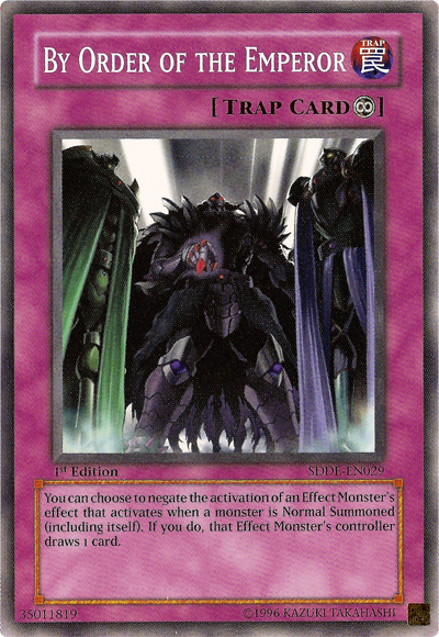 By Order of the Emperor [SDDE-EN029] Common Yu-Gi-Oh!