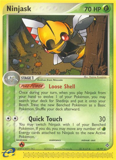 Ninjask (18/97) [EX: Dragon] Pokémon