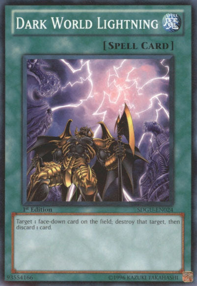 Dark World Lightning [SDGU-EN024] Common Yu-Gi-Oh!