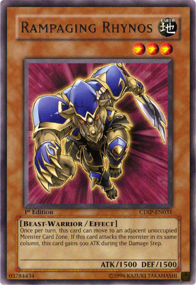 Rampaging Rhynos [CDIP-EN031] Rare Yu-Gi-Oh!