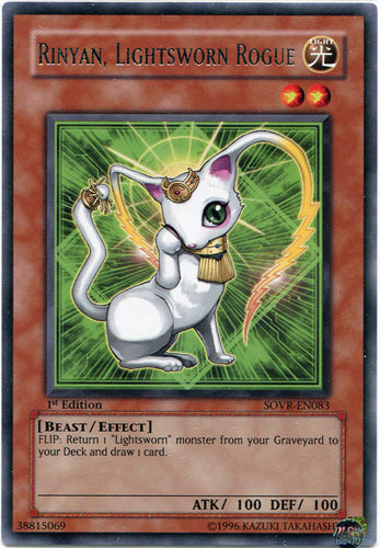 Rinyan, Lightsworn Rogue [SOVR-EN083] Rare Yu-Gi-Oh!