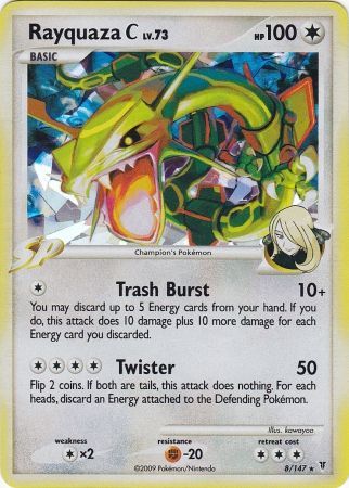 Rayquaza C (8/147) (Cracked Ice) [Platinum: Supreme Victors] Pokémon