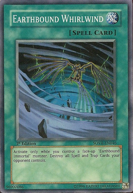 Earthbound Whirlwind [SOVR-EN046] Super Rare Yu-Gi-Oh!