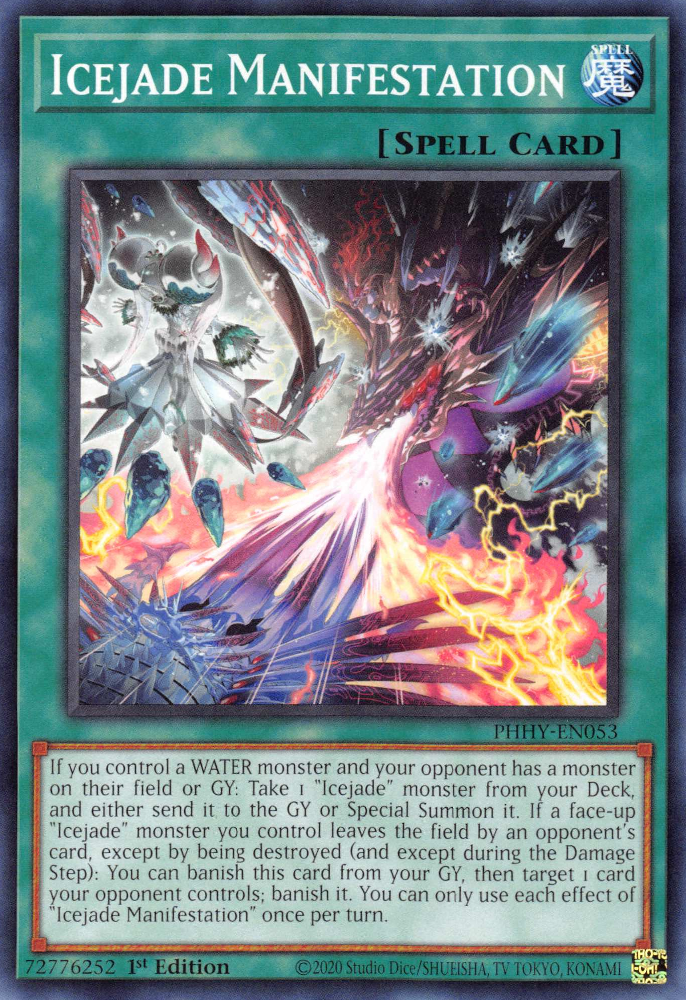 Icejade Manifestation [PHHY-EN053] Common Yu-Gi-Oh!