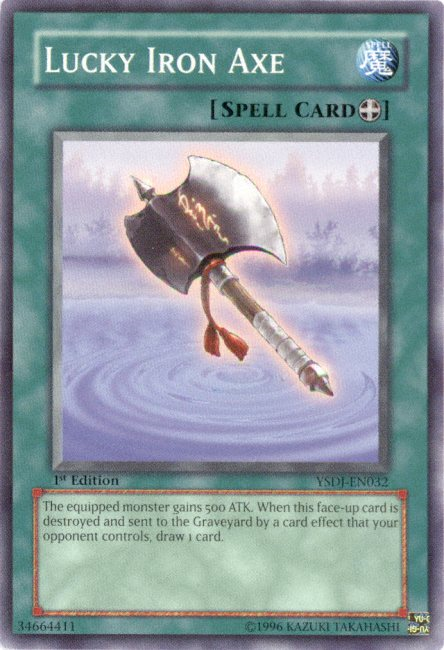 Lucky Iron Axe [YSDJ-EN032] Common Yu-Gi-Oh!