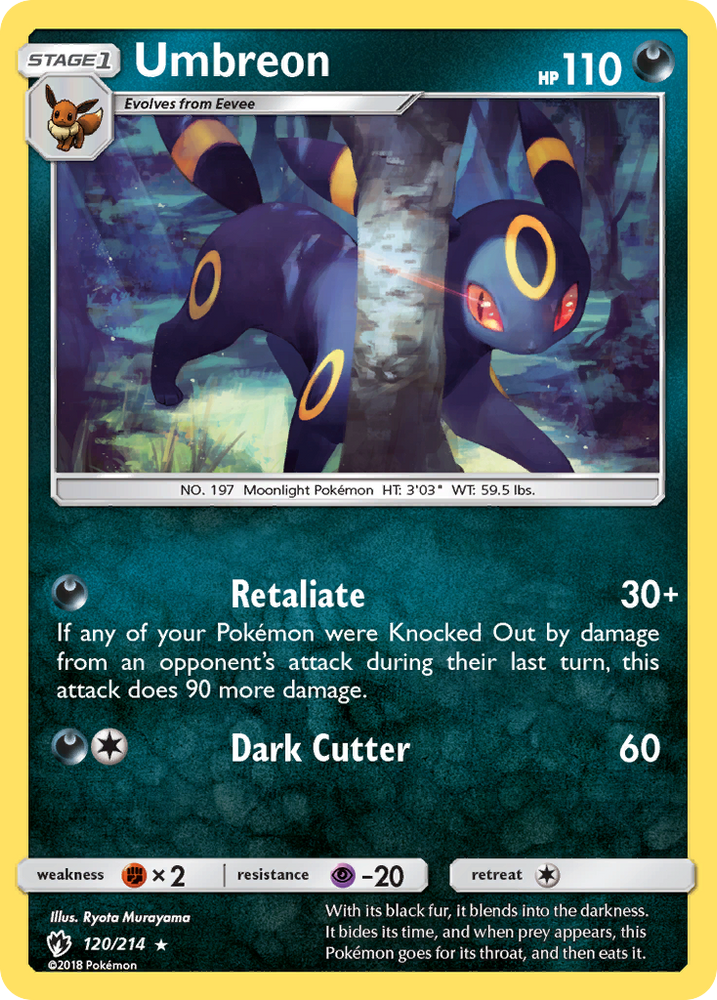 Umbreon (120/214) [Sun & Moon: Lost Thunder] Pokémon
